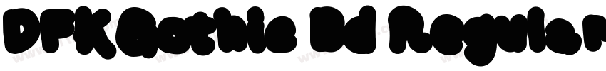 DFKGothic Bd Regular字体转换 DFKGothic Bd Regular字体转换
